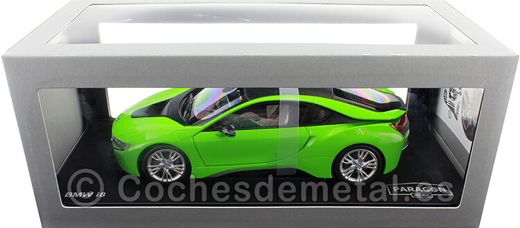 2014 BMW i8 eDrive Java Green 1:18 Paragon Models 97086
