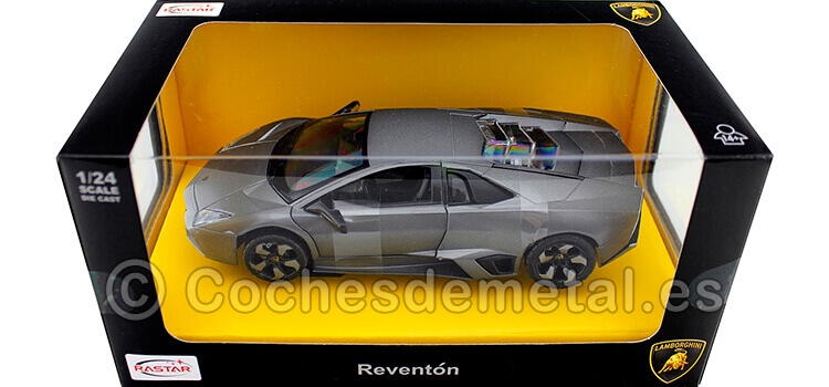 2008 Lamborghini Reventon Gris Gunmetal 1:24 Rastar 34800