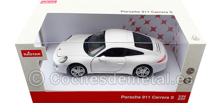 2012 Porsche 911 (991) Carrera S Blanco 1:24 Rastar 56200