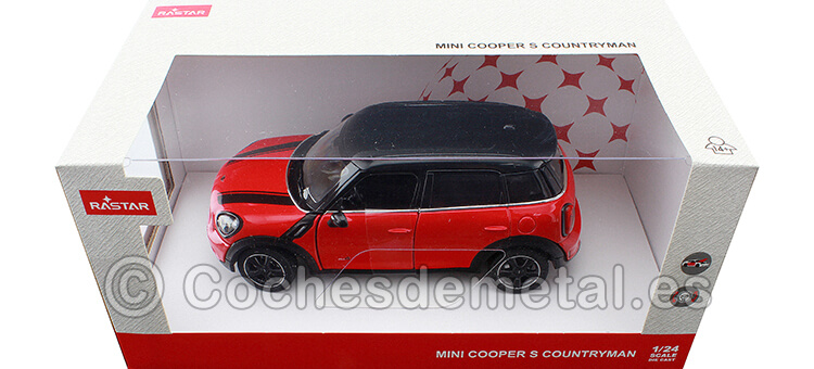 2010 Mini Cooper S Countryman R60 Rojo 1:24 Rastar 56400