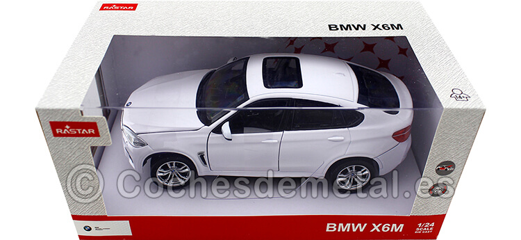 2018 BMW X6 M Blanco 1:24 Rastar 56600