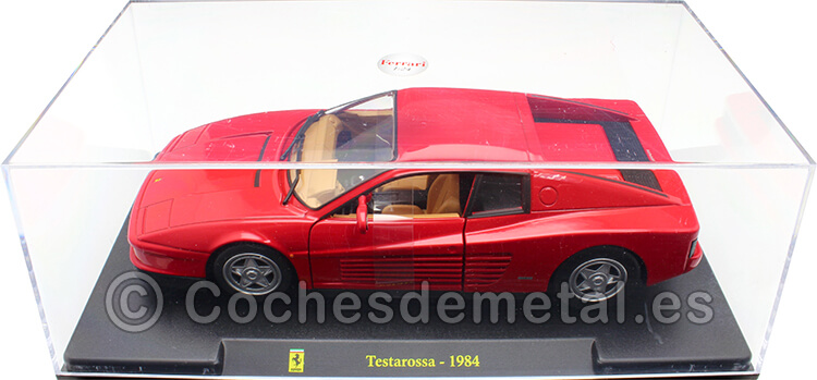 1984 Ferrari Testarossa Rojo 1:24 Editorial Salvat AB24F008