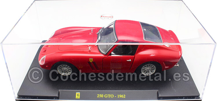 1962 Ferrari 250 GTO Rojo 1:24 Editorial Salvat AB24F010