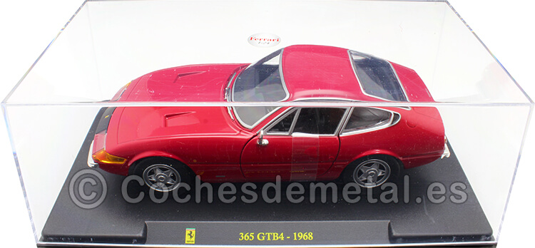 1968 Ferrari 365 GTB4 Rojo 1:24 Editorial Salvat AB24F011