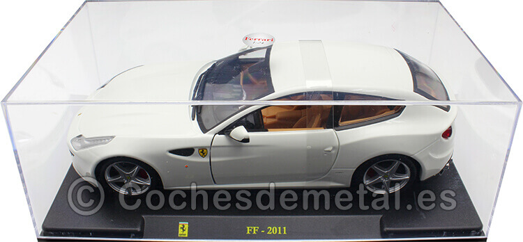 2011 Ferrari FF Blanco 1:24 Editorial Salvat AB24F012