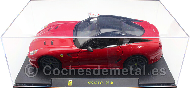 2010 Ferrari 599 GTO Rojo/Negro 1:24 Editorial Salvat AB24F013