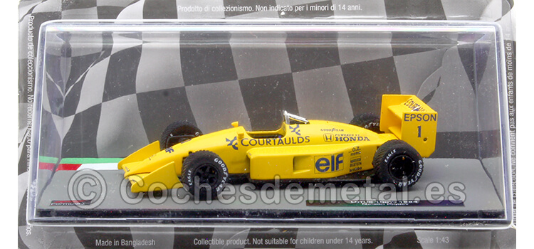 1988 Lotus 100T Nº1 Nelson Piquet 1:43 Editorial Salvat ABF1M143A