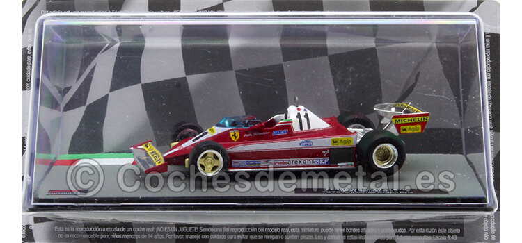 1979 Ferrari 312 T3 Nº11 Jody Scheckter GP F1 Argentina Campeón del Mundo 1:43 Editorial Salvat ABF1M231A