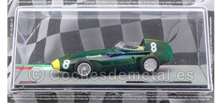 1958 Vanwall 57 Nº8 Stirling Moss 1:43 Editorial Salvat ABF1M235A