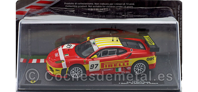 2008 Ferrari F430 GTC Nº97 Babini/Malucelli/Ruberti 24h LeMans 1:43 Editorial Salvat ABFRT004