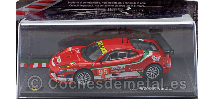2010 Ferrari F430 GT2 Nº95 Alesi Fisichella Vilander 24h LeMans 1:43 Editorial Salvat ABFRT018