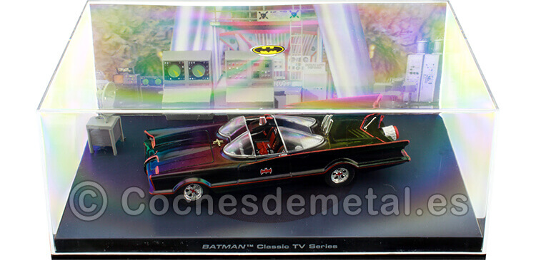 1966 Batman Automobilia Batmobile Tv Series Negro 1:43 Salvat BAT002
