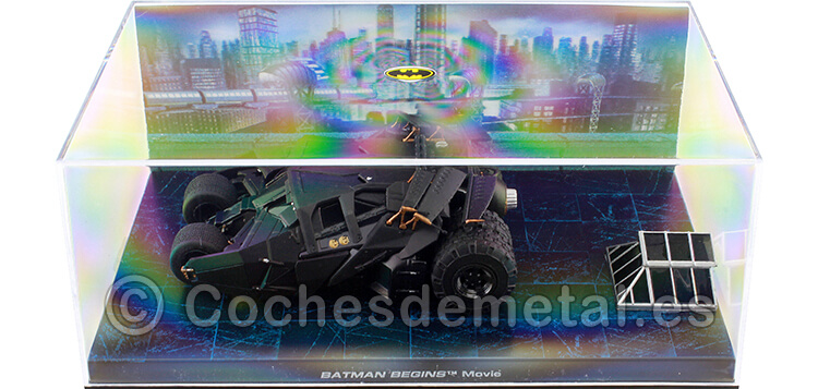 2005 Batman Automobilia Batmobile Batman Begins Tumbler Negro 1:43 Salvat BAT003