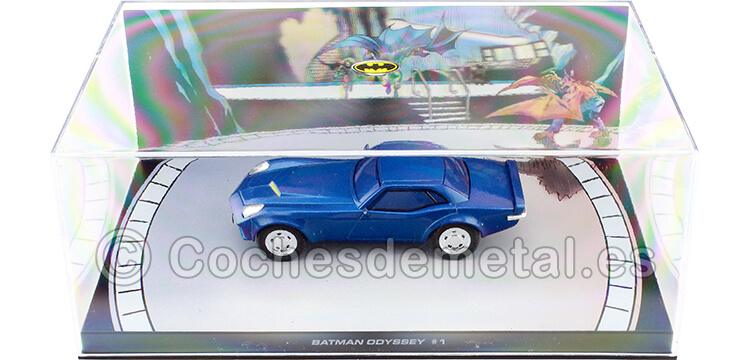 2010 Batman Automobilia Batmobile Odyssey 1 Azul 1:43 Salvat BAT063