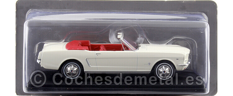 1965 Ford Mustang Convertible Coches Inolvidables Crema 1:24 Editorial Salvat ES24