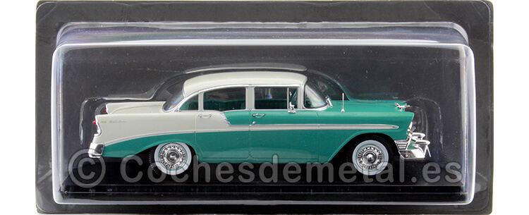 1955 Chevrolet Bel Air Hard Top Verde/Blanco Coches Inolvidables 1:24 Editorial Salvat ES29