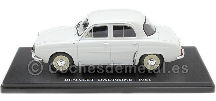 1961 Renault Dauphine Blanco Coches Inolvidables 1:24 Editorial Salvat ES49