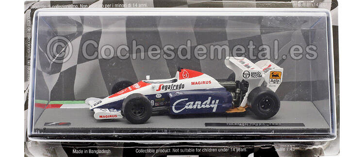 1984 Toleman TG184 Ayrton Senna 1:43 Editorial Salvat F1 03