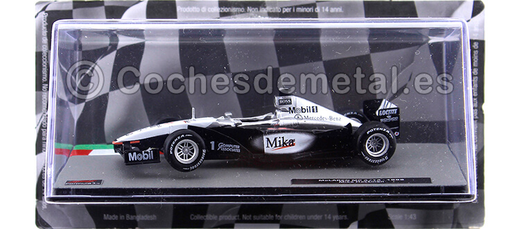 1999 McLaren MP 4/14 Mika Hakkinen World Champion 1:43 Editorial Salvat F1 07