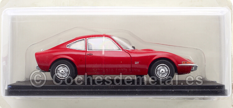 1968 Opel GT 1900 Opel Collection Rojo 1:24 Editorial Salvat G1648001