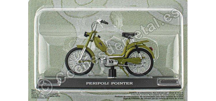 1970 Peripoli Pointer Verde Passione Motorini 1:18 Editorial Salvat MOTO18