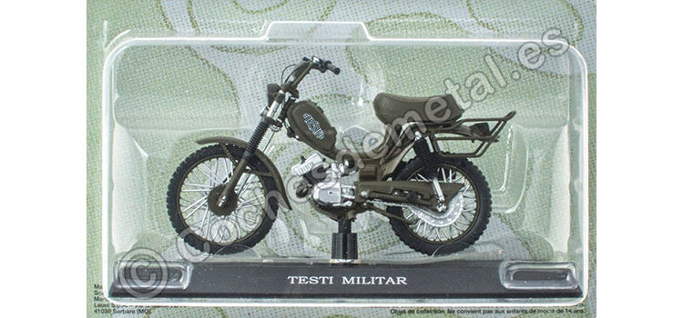 1980 Testi Militar Verde Militar Passione Motorini 1:18 Editorial Salvat MOTO19