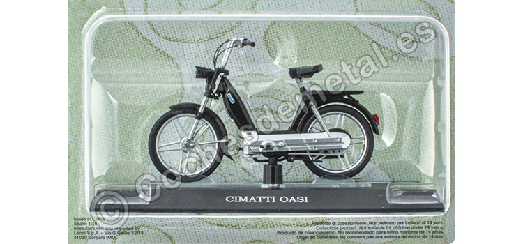 1975 Cimatti Oasi Negro Passione Motorini 1:18 Editorial Salvat MOTO21