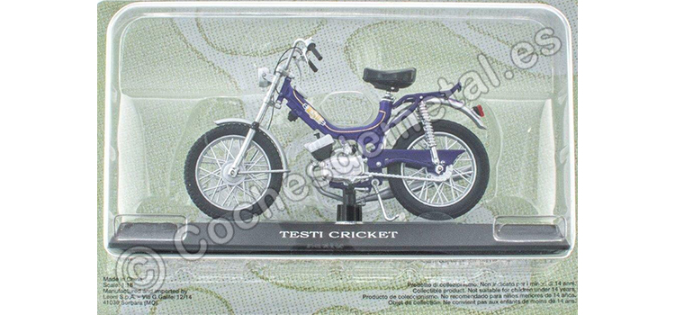 1971 Testi Cricket Púrpura Passione Motorini 1:18 Editorial Salvat MOTO25