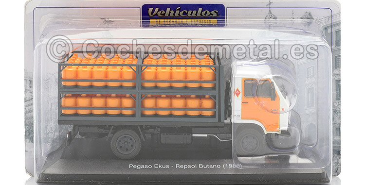 1988 Camión Pegaso Ekus Repsol Butano Naranja/Blanco 1:43 Salvat PEG003