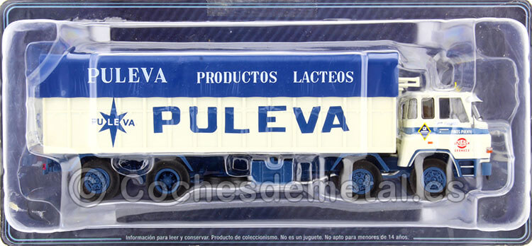 1978 Camión Barreiros 82/35 D Productos Lácteos Puleva Azul/Blanco 1:43 Salvat PEG010