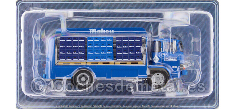 1976 Camión Ebro E-95 Reparto Cervezas Mahou [M-0525-BK] Azul 1:43 Salvat PEG015