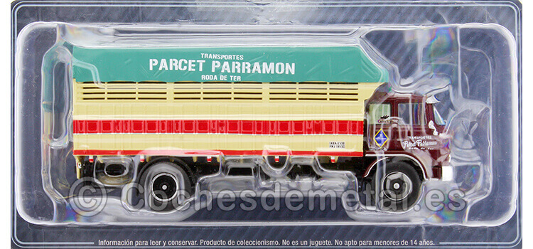 1966 Camión Barreiros Super Azor Gran Ruta Parramon [B-553459] Granate/Beige 1:43 Salvat PEG018