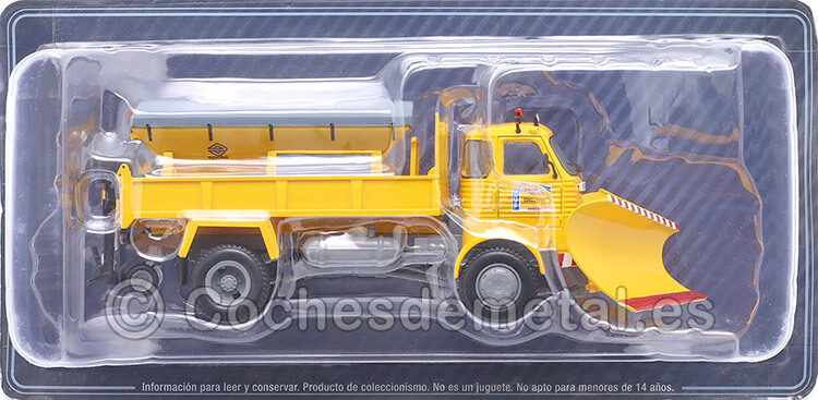 1980 Camión Pegaso 3040 con Quitanieves Amarillo 1:43 Salvat PEG3040