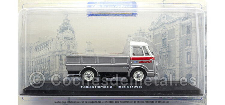 1965 Fadisa Romeo Pick-Up Iberia Nº2 Blanco/Rojo/Gris 1:43 Salvat PUB002