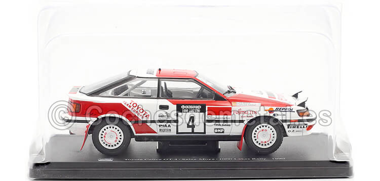 1990 Toyota Celica GT-4 WRC Nº4 Sainz/Moya Ganador 1000 Lakes Rally 1:24 Editorial Salvat RAL01