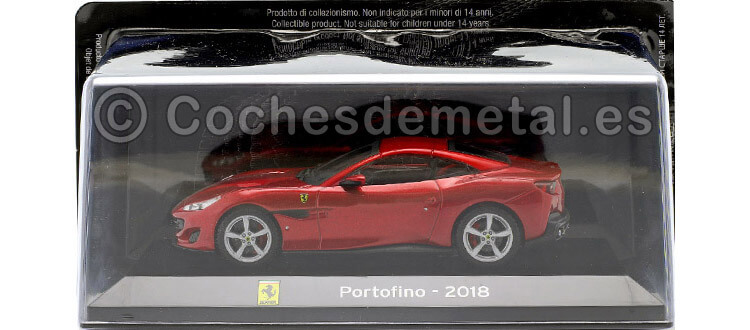 2018 Ferrari Portofino SuperCars Rojo 1:43 Editorial Salvat SC08