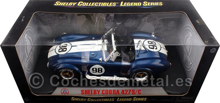 1966 Shelby Cobra 427 SC Nº98 AzulBlanco 118 Shelby Collectibles 116