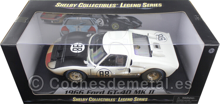 1966 Ford GT40 Mark II Final Carrera 24h Daytona 1:18 Shelby Collectibles 432