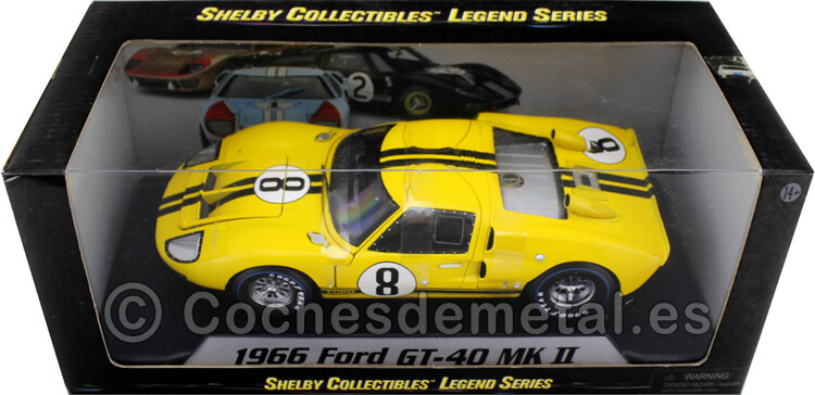 1966 Ford GT40 Mark II 24h LeMans 1:18 Shelby Collectibles 417