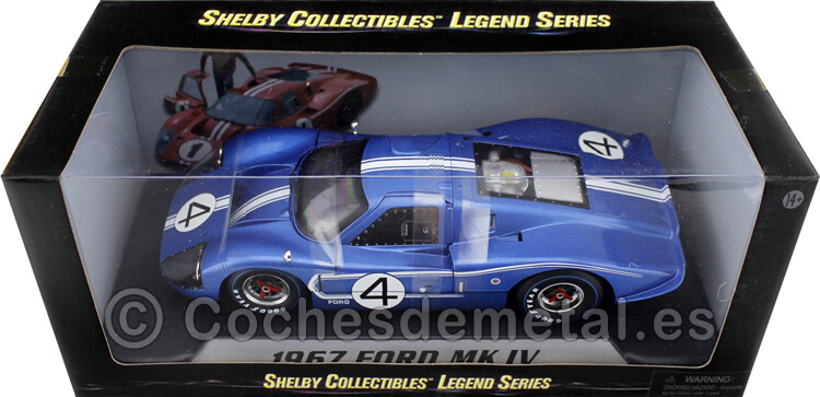 1967 Ford GT40 Mark IV 24h LeMans Hulme/Ruby 1:18 Shelby Collectibles 426