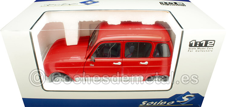 1974 Renault 4 R4 GTL Clan Rojo 1:12 Solido S1200201