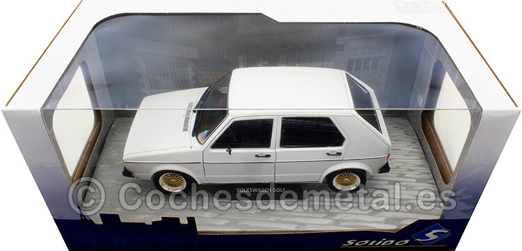 1983 Volkswagen VW Golf L Custom Blanco 1:18 Solido 1800211