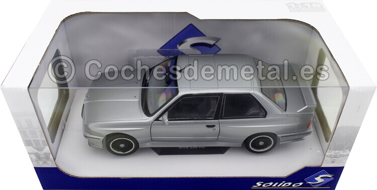1990 BMW E30 M3 Sport Silver Metallic 1:18 Solido S1801506