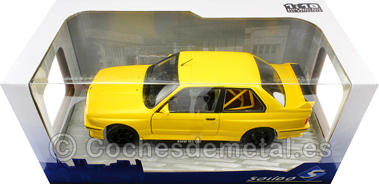 1990 BMW M3 (E30) Coupe Amarillo Dakar 1:18 Solido S1801513