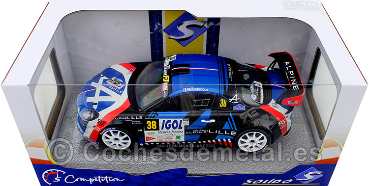 2020 Alpine A110 R-GT Rallye Du Mont Blanc Delecour/Guigonnet 1:18 Solido S1801607