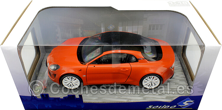 2021 Alpine A110S Pure Color Edition Naranja Sanguina 1:18 Solido S1801609