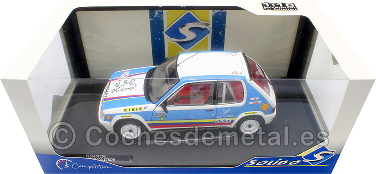 1988 Peugeot 205 Rally Schwab Collection 1:18 Solido S1801716