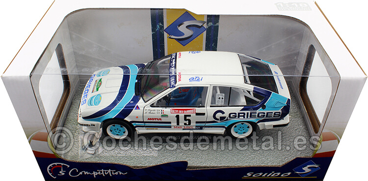 1986 Alfa Romeo GTV6 Nº15 Rigolett/Bathelot Rallye des Garrigues 1:18 Solido S1802305