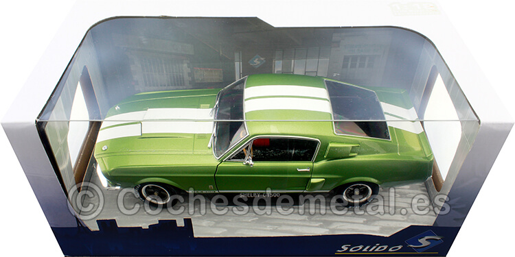 1967 Ford Shelby Mustang GT500 Verde Lima 1:18 Solido S1802907