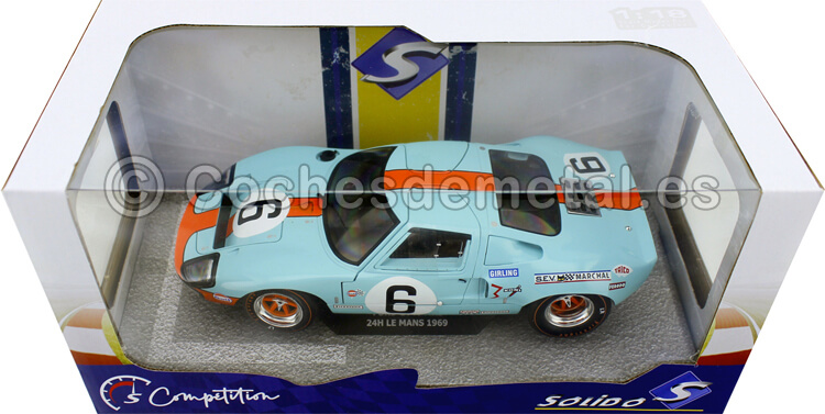 1969 Ford GT40 MK1 Winner 24h LeMans Ickx/Oliver 1:18 Solido S1803003